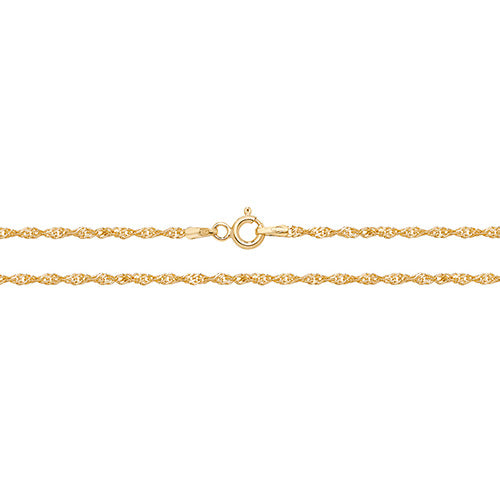 9K Yellow Gold Singapore Chain