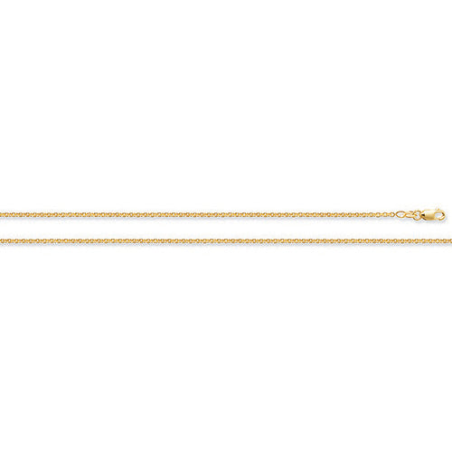 18K Yellow Gold Rollo Chain