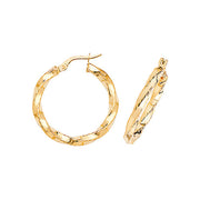 Hoop Earrings in 9K Gold