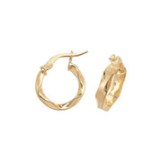 Hoop Earrings in 9K Gold