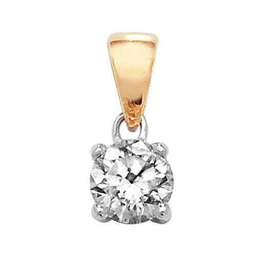 Diamond Pendant in 18K Gold