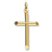 9K Yellow Gold Cross Pendant | Charmé