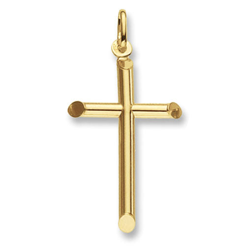 9K Yellow Gold Cross Pendant | Charmé