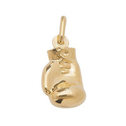 9K Yellow Gold Small Boxing Glove Pendant