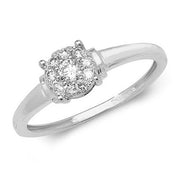 Diamond Ring in 9K White Gold