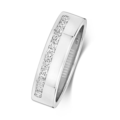 Diamond Ring in 9K White Gold