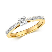 0.32ct Diamond Ring in 9K Gold