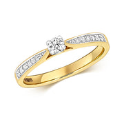 Diamond Ring in 9K Gold