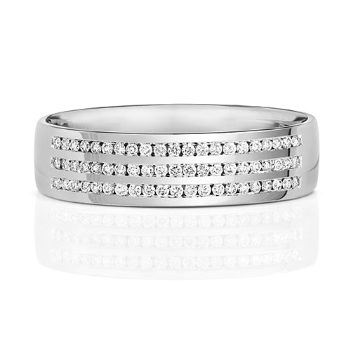 Diamond Ring in 9K White Gold