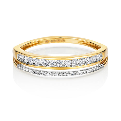 Diamond Ring in 9K Gold