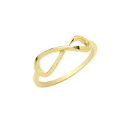 9K Yellow Gold Infinity Ring