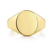 Heavy Weight Oval Signet Ring