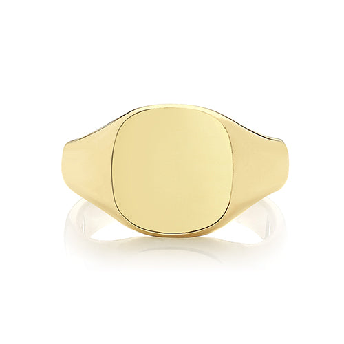 Heavy Weight Cush Signet Ring