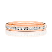 Diamond Ring in 9K Rose Gold