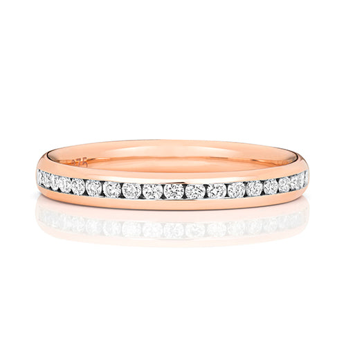 Diamond Ring in 9K Rose Gold