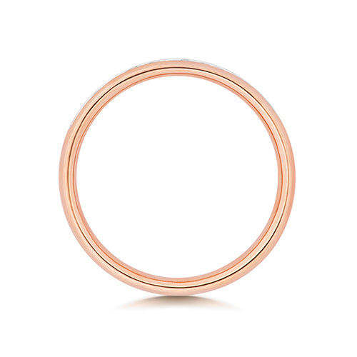 Diamond Ring in 9K Rose Gold