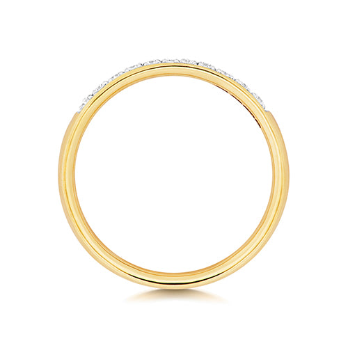 Diamond Ring in 9K Yellow Gold