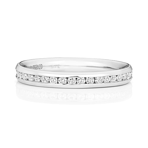 Diamond Ring in 9K White Gold