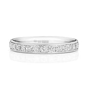 18K Gold Diamond Eternity Wedding Band