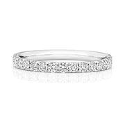 18K Gold Diamond Half Eternity Ring