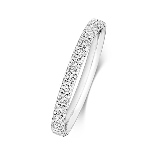 18K Gold Diamond Half Eternity Ring