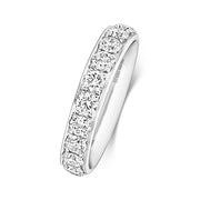 18K Gold Diamond Eternity Wedding Band