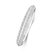 18K Gold Diamond Half Eternity Ring